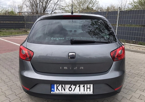 Seat Ibiza cena 21900 przebieg: 177000, rok produkcji 2012 z Koziegłowy małe 254